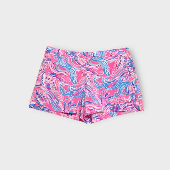 Lilly Pulitzer Ocean View Shorts – Prosecco Pink Don’t Be Jelly L - Picture 2 of 12